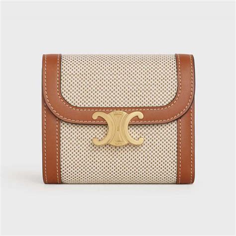 celine wallet brown|Celine wallets for women.